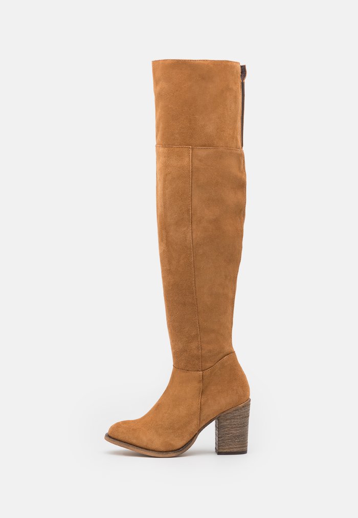 Bottes Anna Field Over the knee Marron Femme | HOV-9322050